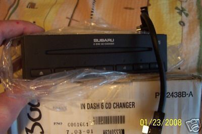 05- subaru - 6 disc - cd changer in dash (brand new )