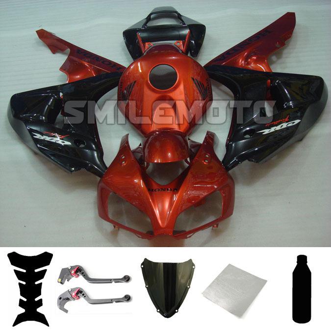 Bundle injection fairing windscreen levers for honda 2006 2007 cbr 1000 rr pao