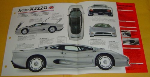 92 94 1993 jaguar xj220 turbo le mans tested v6 542hp imp info/specs/photo 15x9