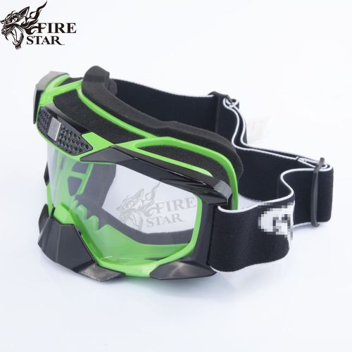 Green motorcycle racing atv dirt bike motorcross goggles dustproof eye wear