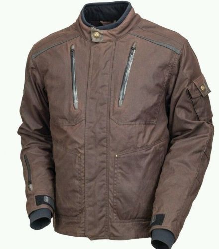 Roland sands design rsd edwards motorcycle jacket, brown xl