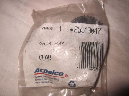 1984-1996 corvette 40 teeth transmission speed sensor gear black gm 25513047 nos