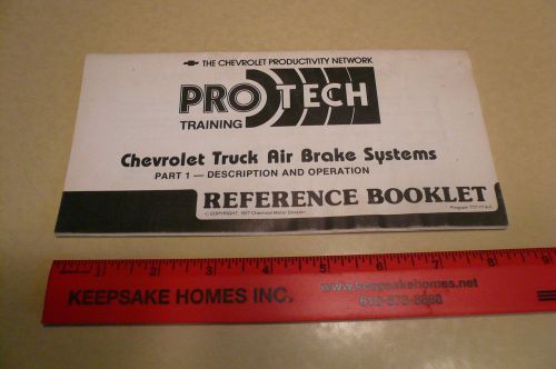 1977 chevrolet truck air brake systems part 1 reference booklet ttt-77-9-3