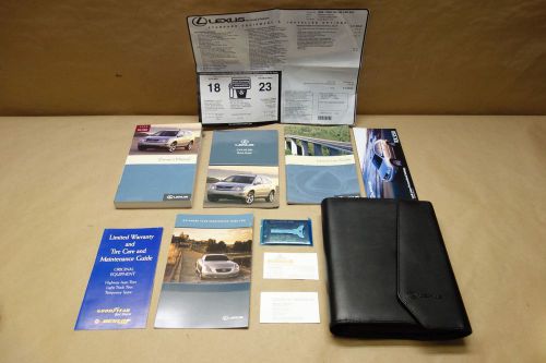 2008 lexus rx350 owners manual set case oem