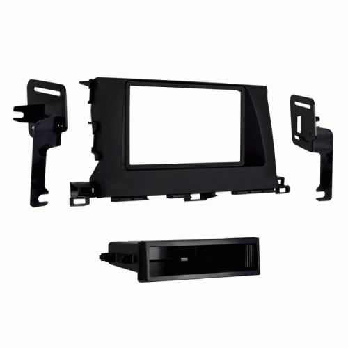 Metra 99-8248b 2014-up toyota highlander vehicle single iso din dash kit - black