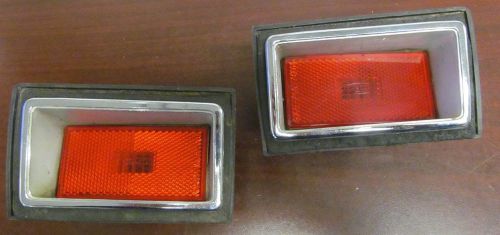 1970 mustang original/used rear side marker light assemblies