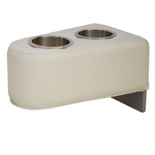 Godfrey 276857 oem off white vinyl removable pontoon boat cup holder armrest