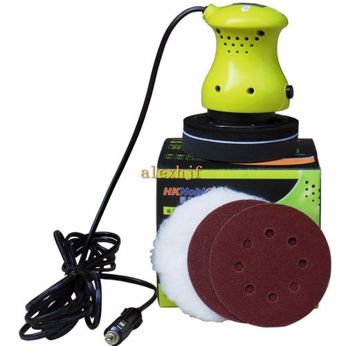 Dc12v 60w 6&#034; car polisher car wax polishing machine, 4000rpm 5m wire mini boby