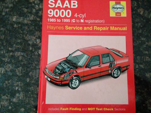 1985-1998 saab  9000 2.0l 2.3l turbo haynes service repair workshop manual 1686