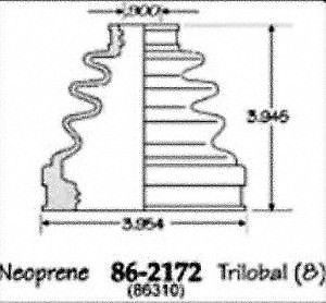 Empi 86-2172d cv boot kit