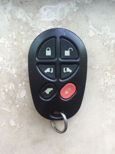 Toyota sienna van keyless remote fob 6-button fcc: gq43vt20t good condition!!