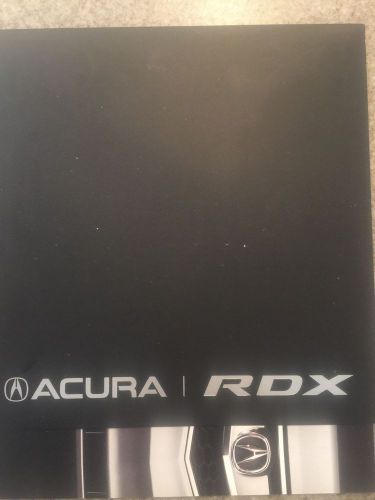 2016 acura rdx brochure