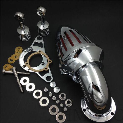 For harley softail fat boy dyna street bob wide glide chrome air cleaner kits