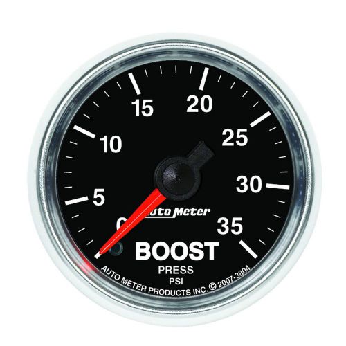 Auto meter 3804 gs; mechanical boost gauge