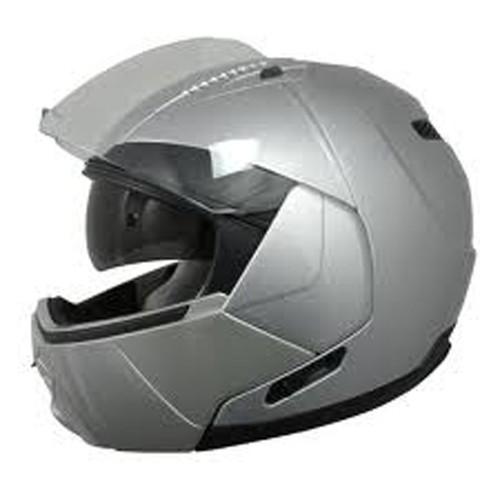 New afx motorcycle modular helmet fx140, silver, 2xl/xxl