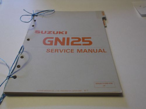 1983 suzuki gn125 service manual