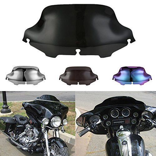 8&#034; black windshield windscreen for 1996-2013 harley flht flhtc flhx touring x1