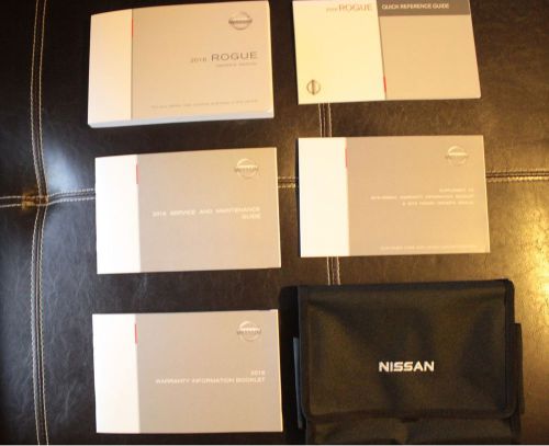 2016 nissan rogue owners manual set new free shipping