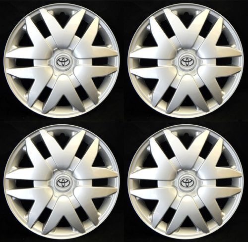 (4) toyota sienna 16&#034; hubcaps / wheel cover 2004-2010 camry / corolla / matrix