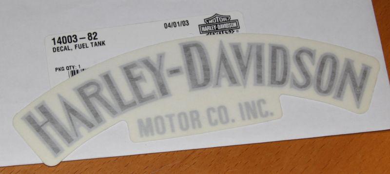 Harley  14003-82 tank decal  nos oem genuine sold each