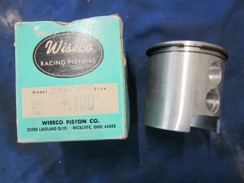 Nos vintage jlo wiseco 2061p10 snowmobile piston 292  0.100 oversize ski whiz