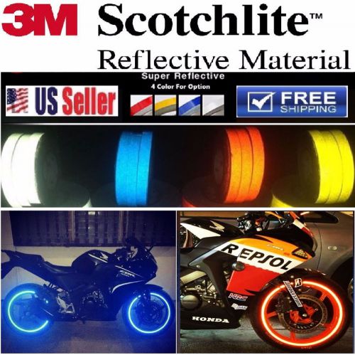 3m reflective body stripe vinyl self adhesive tape diy sticker decal 150ft x1cm