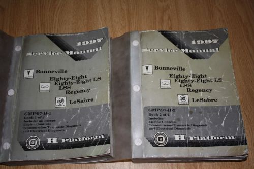 1997 bonneville eighty eight ninety eight lesabre regency  service  manual set