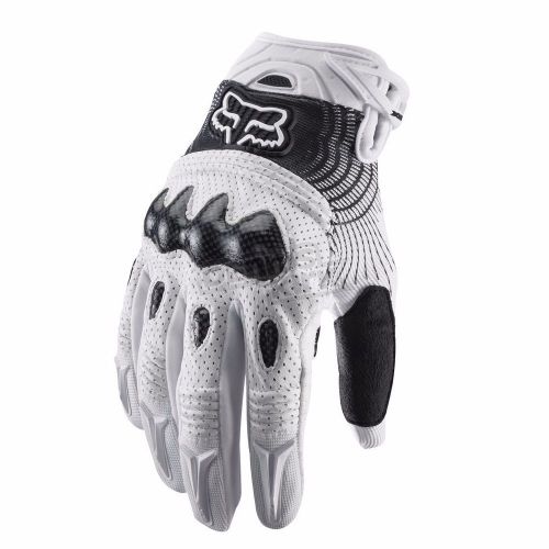 Fox racing 2016 bomber motorcycle white gloves motocross street size xl