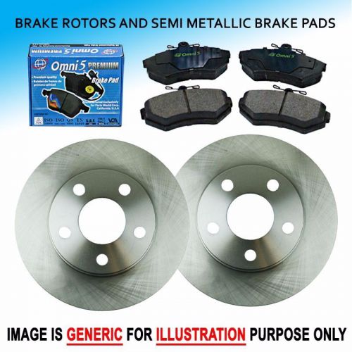 Fk0271 fits 2002-2005 suzuki aerio 2.0l/2.3l front l + r brake rotors &amp; pads set