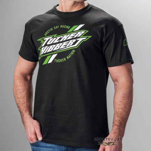 Arctic cat men&#039;s tucker hibbert nation racing cotton t-shirt - black - 5269-99_