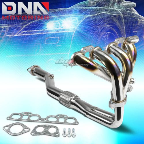 Stainless burnt pipe header for 91-01 g20/sentra/200sx 2.0l l4 exhaust/manifold