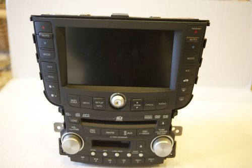 04 05 06 acura tl 6 disc cd radio navigation dvd player screen oem