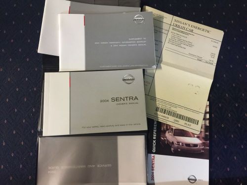 2004 nissan sentra owners manual