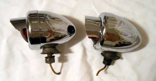 Vintage 1961 harley davidson duo glide red guide lights