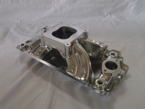 Bbc shootout single plane polished intake rectangle  port 396-502