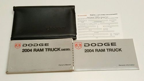 2004 dodge ram cummins diesel 5.9l owners manual 2500 3500 laramie slt sl 4x4 2w