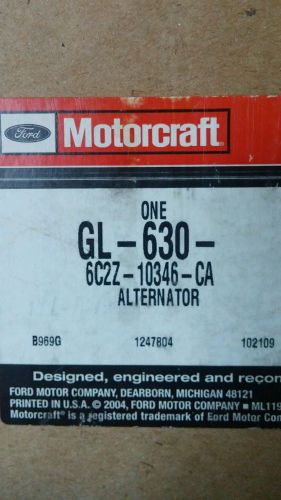 Ford alternator-new motorcraft gl630 6c2z10346ca