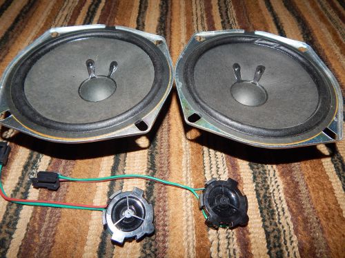 2004-2008 pontiac grand prix factory front door speaker set woofer &amp; tweeter