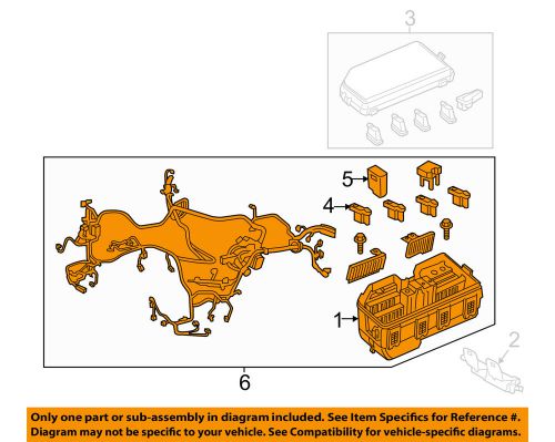 Honda oem 2013 civic-engine control module wiring harness 32200ts8a31