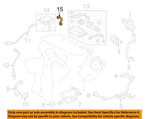 Lexus toyota oem 13-15 es300h 2.5l-l4 emission-vent hose 7740433190