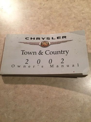 2002 chrysler town and country owners manual