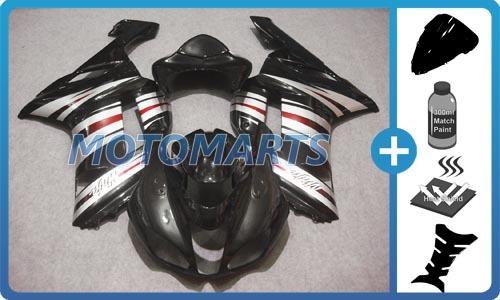 5 in 1 bundle for kawasaki ninja zx6r 07 08 body kit fairing & windscreen af