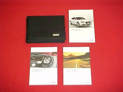 2014 audi a5 s5 coupe original owners manual service guide 14 + case navigation