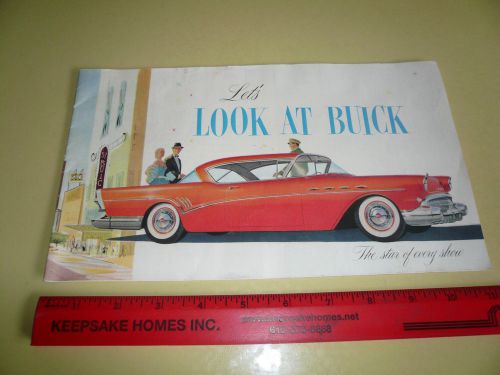 1957 buick sales brochure  - vintage