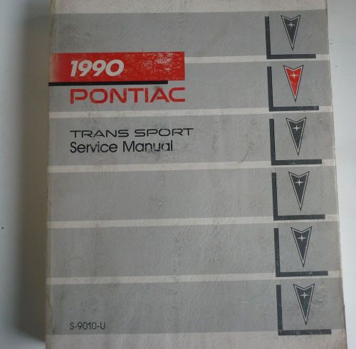 1990 pontiac trans sport service manual s-9010-u transport shop repair gm