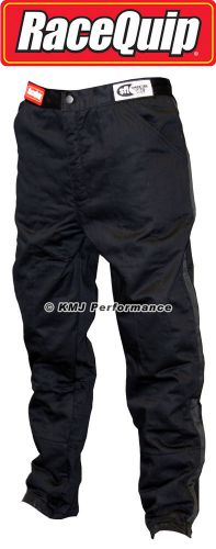 Racequip 122006 xl black multi-layer 120 series racing driving pants sfi