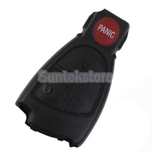 4 button pad remote key shell case cover holder fits mercedes benz smart key