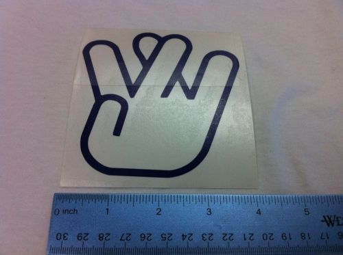 W westside vinyl sticker decal black - pick color!! cali ca bear flag car window