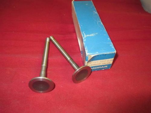 Standard exhaust valve 60 61 62 63 64 65 66 67-74 6 cylinder nos mopar 1947624