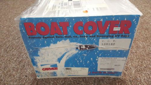 Carver industries performance poly-guard gray open jon boat cover fits 12&#039;6&#034;x58&#034;
